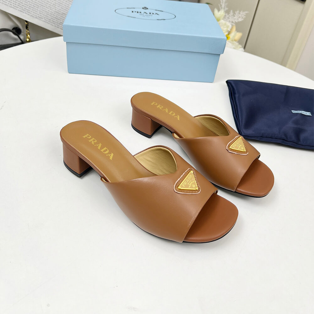 Prada Padded nappa leather sandals