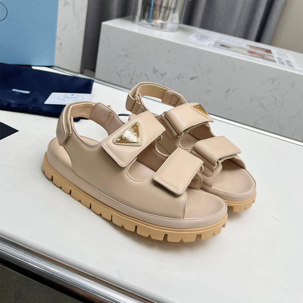 PRADA Nappa leather sandals